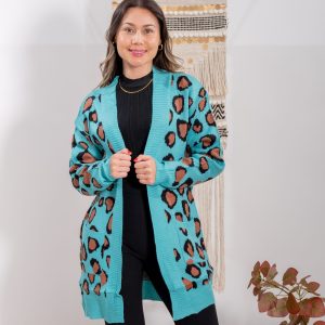 Cardigan Leopardo